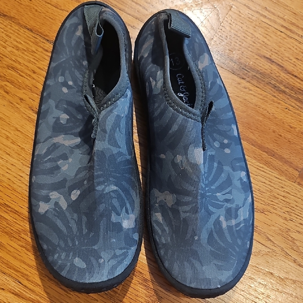Cat & Jack Gray Patterned Slip-On Shoes